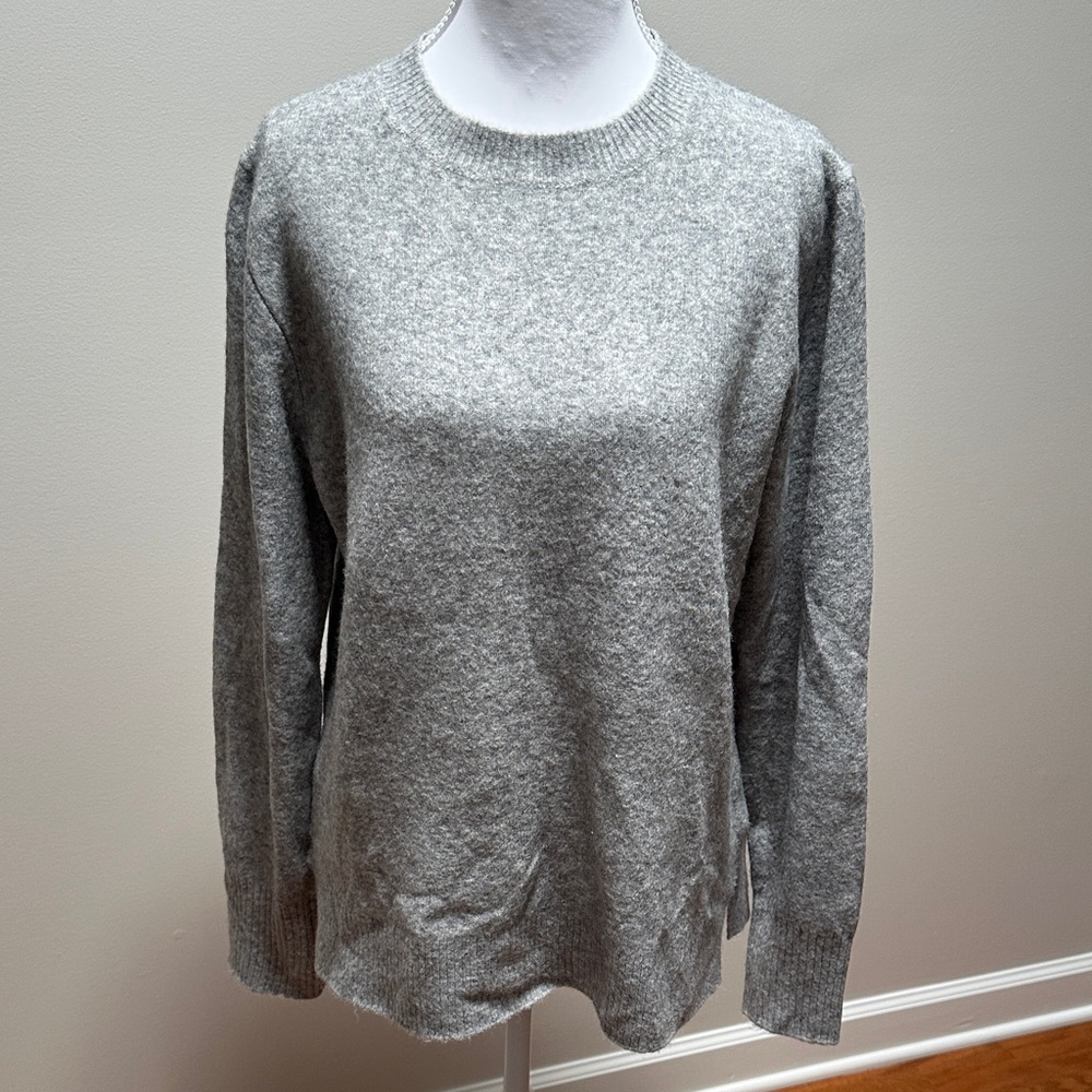J. Crew Factory Extra-Soft Gray Sweater